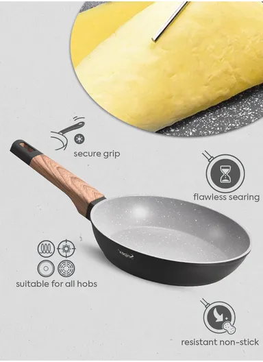 11Pcs Marble Coating Versatile Family Cookware Ensemble Set