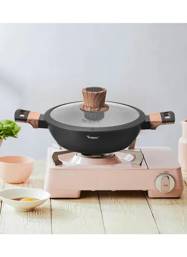 11Pcs Marble Coating Versatile Family Cookware Ensemble Set