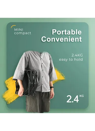 3-Layer Multi-Functional Rolling Storage Cart Basket with 360° Rotatable Wheels Fruit &amp; Vegetable Storage Shelf (W35 x D35 x H80)cm - Black