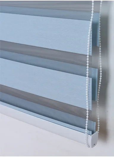 150x150cm Black Silk Crease-Free Waterproof Polyester Fabric Roller Zebra Curtain For Kitchen, Living Room, Bathroom, Office &amp; Other Occasions - Blue