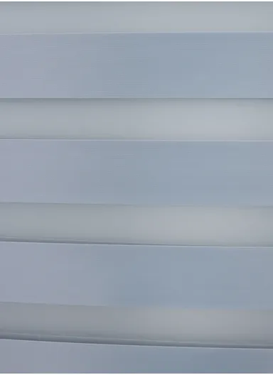 150x150cm High Shading Waterproof Polyester Fabric Roller Zebra Curtain For Kitchen, Living Room, Bathroom, Office &amp; Other Occasions - Silver