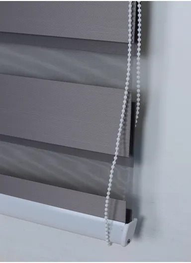 120x220cm Crease-Free Waterproof Full Blackout Polyester Fabric Roller Curtain - Dark Grey