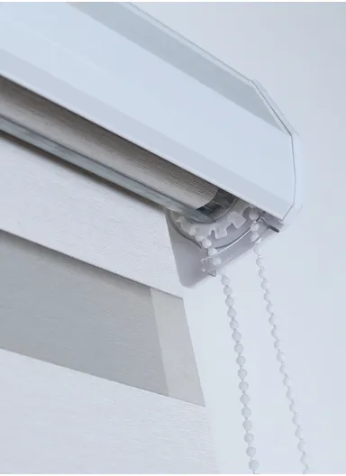 180x150cm High Shading Waterproof Polyester Fabric Roller Zebra Curtain For Kitchen, Living Room, Bathroom, Office &amp; Other Occasions - Beige