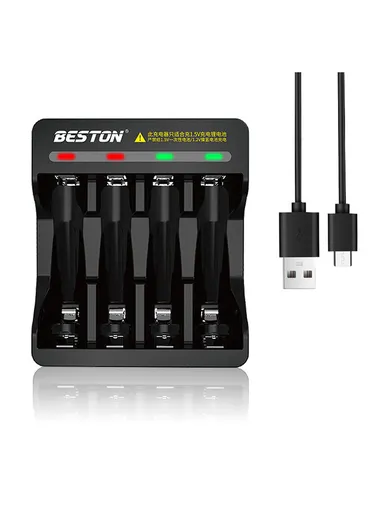Beston M7011 USB Charger for Four 1.5V AA &amp; AAA