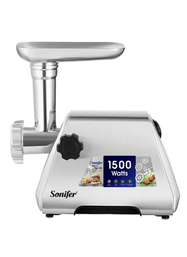 1500W Stainless Steel Electric Meat Grinder With Copper Motor &amp; Attachments SF-5029