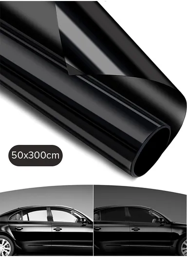 Solar Window Film Ultra Super Dark Black (L300 x W50)cm - Fumé