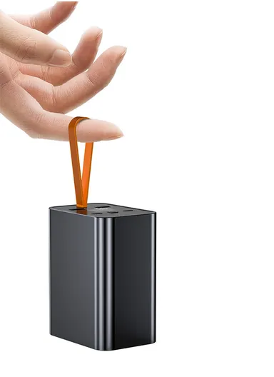 20000mAh 100W Slim Portable Super Fast Charging Power Bank Support Laptop Charging With 2 USB, 2 Type-C Ports, Digital Display &amp; lanyard PB3W100