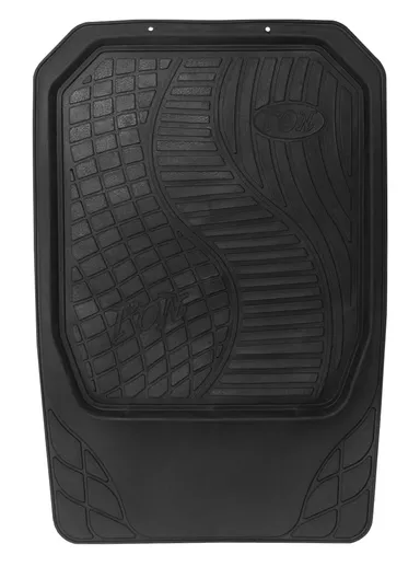 5-Pcs / Set Car Front+Rear Floor Mat, Anti-Slip Vehicle Interior Floor Mat, Washable Floor Mat - Black 