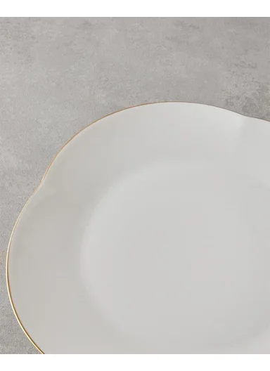 Aren Porcelain Serving Plate 25 cm Gold