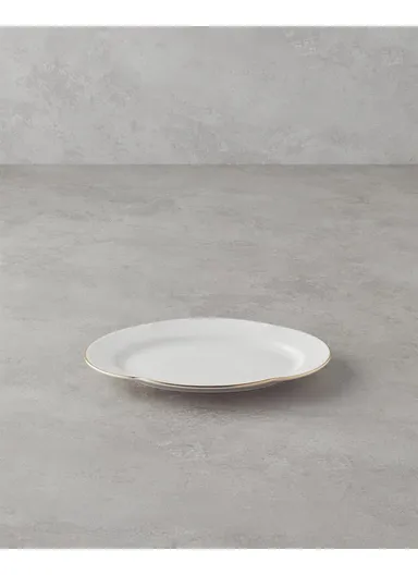 Aren Porcelain Boat Plate 30 cm Gold