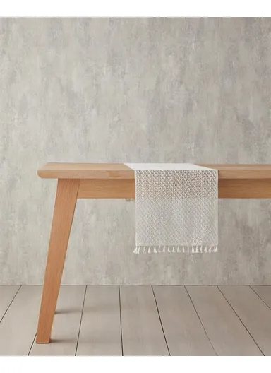 Adel Cotton Runner 35x145 cm Beige