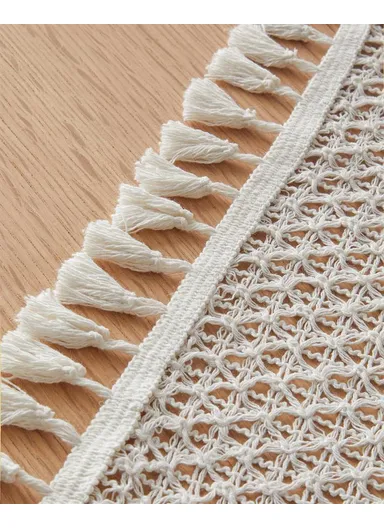 Adel Cotton Runner 35x145 cm Beige