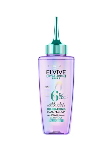 Hyaluron Pure Oil Erasing Scalp Serum with Salicylic Acid, for Oily Roots and Dehydrated Lengths -102ml