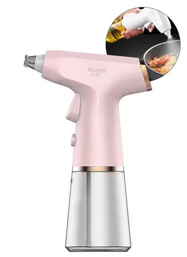 280ml Leak-proof, Refillable &amp; Rechargeable Electric Oil Sprayer ZMJ-29 - Pink