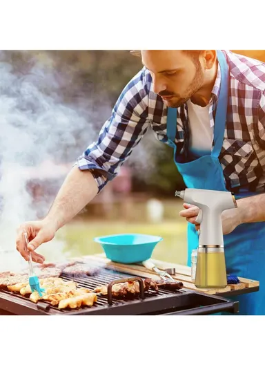 280ml Leak-proof, Refillable &amp; Rechargeable Electric Oil Sprayer ZMJ-29 - Pink