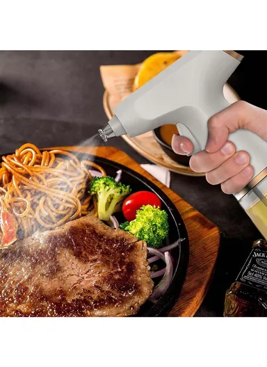 280ml Leak-proof, Refillable &amp; Rechargeable Electric Oil Sprayer ZMJ-29 - Pink