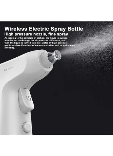 280ml Leak-proof, Refillable &amp; Rechargeable Electric Oil Sprayer ZMJ-29 - Pink