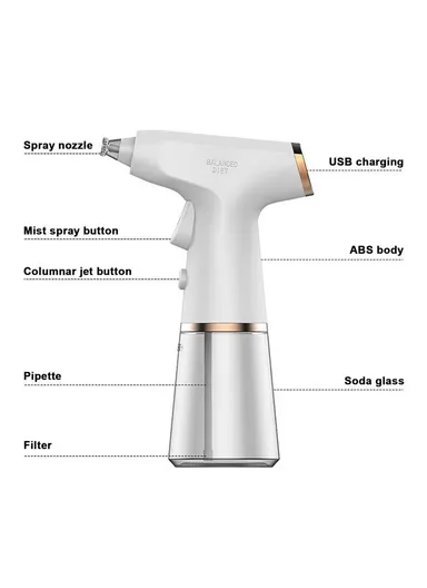 280ml Leak-proof, Refillable &amp; Rechargeable Electric Oil Sprayer ZMJ-29 - Pink