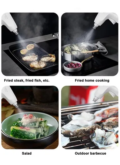 280ml Leak-proof, Refillable &amp; Rechargeable Electric Oil Sprayer ZMJ-29 - Pink