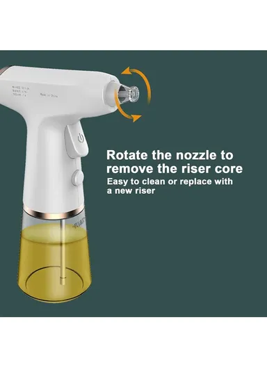 280ml Leak-proof, Refillable &amp; Rechargeable Electric Oil Sprayer ZMJ-29 - Pink