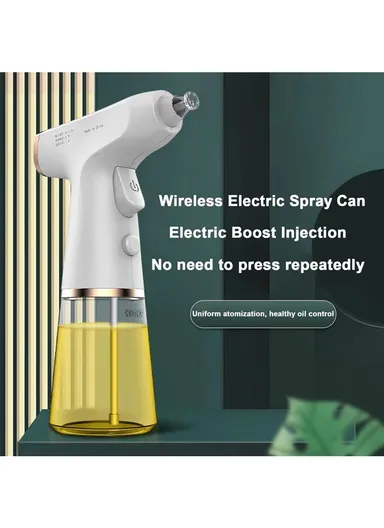 280ml Leak-proof, Refillable &amp; Rechargeable Electric Oil Sprayer ZMJ-29 - Pink