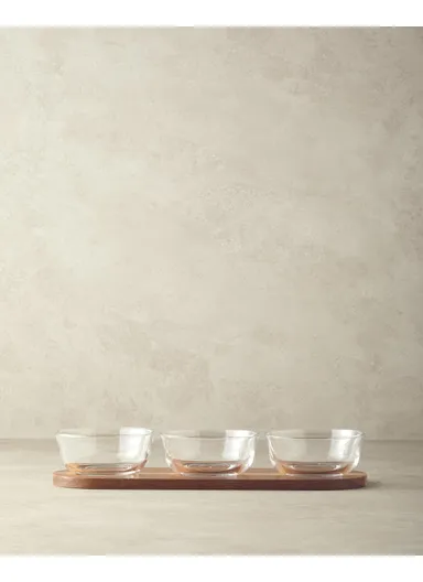 Orient Acacia 4 Pieces Presentation 12x36 cm Dark Brown