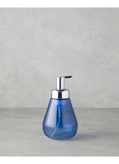 Swita Glass Bathroom Liquid Soap Dispenser 18 cm Blue