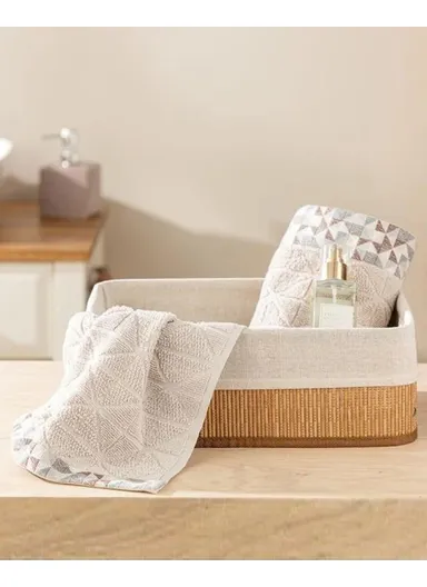 Gina Bamboo Basket 32x22x12 cm Light Brown