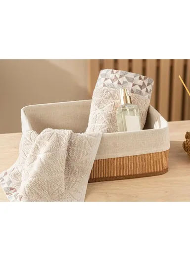 Gina Bamboo Basket 32x22x12 cm Light Brown