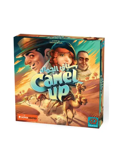 Camel Up, A Hilarious Camel Racing Game for 3-8 Players