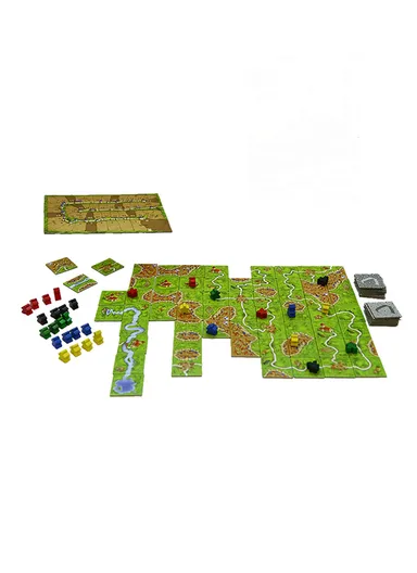 Carcassonne, Tile-Laying Strategy Game for Building the Countryside