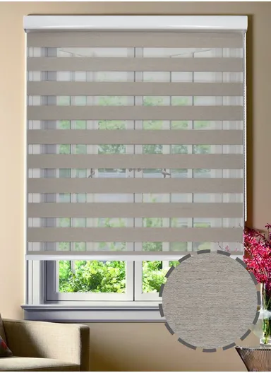 120x150cm Crease-Free Waterproof Blackout High Shading Polyester Fabric Roller Curtain - Beige