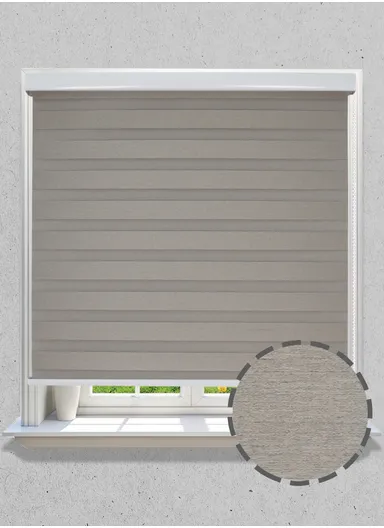 150x150cm Crease-Free Waterproof Blackout High Shading Polyester Fabric Roller Curtain - Beige