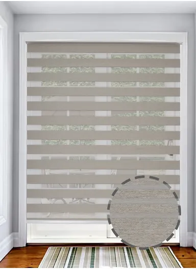 150x220cm Crease-Free Waterproof Blackout High Shading Polyester Fabric Roller Curtain - Beige