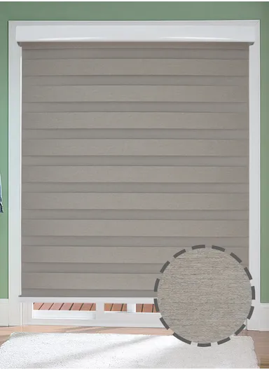 180x220cm Crease-Free Waterproof Blackout High Shading Polyester Fabric Roller Curtain - Beige