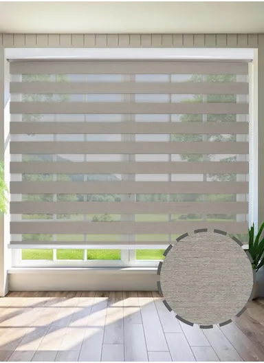 180x150cm Crease-Free Waterproof Blackout High Shading Polyester Fabric Roller Curtain - Beige