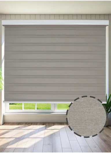 180x150cm Crease-Free Waterproof Blackout High Shading Polyester Fabric Roller Curtain - Beige