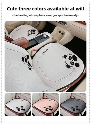 5-Pcs/Set FrontSeat + BackRest + RearSeat Universal Car Protector Mat, Ultra Comfort Car Seat Protector, Anti-Slip Front Car Seat Protector - White