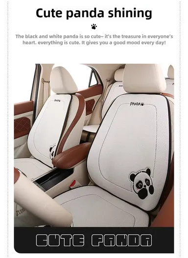 5-Pcs/Set FrontSeat + BackRest + RearSeat Universal Car Protector Mat, Ultra Comfort Car Seat Protector, Anti-Slip Front Car Seat Protector - White