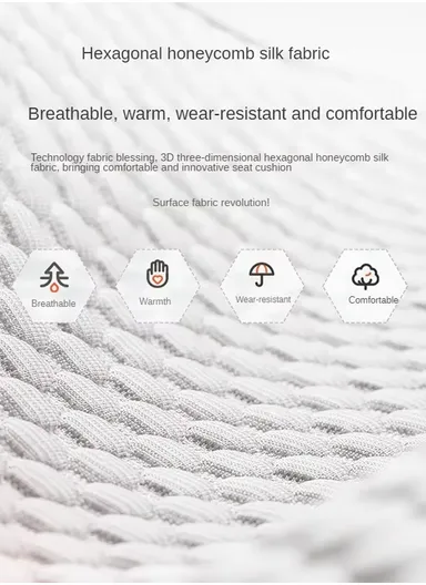 6-Pcs Set Head + Seat + Back Universal Car Seat Protector Mat - Set for 2 Seats, Adjustable Ultra Comfort Ice Beans Fabric Car Seat Protector Pad, Anti-Slip Front Car Seat Protector - Black/Black