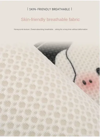 5-Pcs 2-Front + 1-Three-Seater Rest Universal Car Seat Cover with 1-Head Rest + 1-Fashionable Cushion, Anti-Slip Ultra Comfort Car Seat Protector, Car Seat Mat, Car Seat Cushion, Head &amp; Waist Rest Seat Cushion - Whit