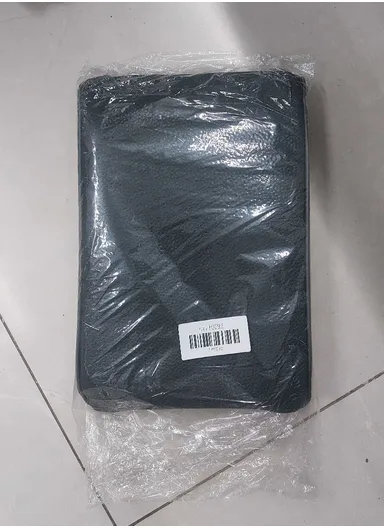 Memory Foam Car Seat Box Protector, Waterproof Car Center Console Armrest Mat, Leather Car Armrest Pad, Vehicle Armrest Box Cover, Leather Car Armrest Cover Protector (L32 x W21 x T5)cm - Black