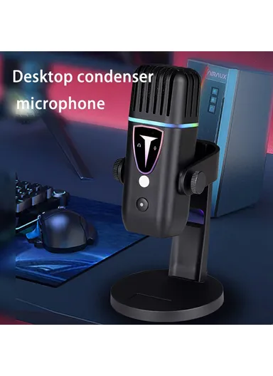 PDO-30 Plug and Play Desktop Microphone High Sensitivity E-Sports Gaming Condenser Mic