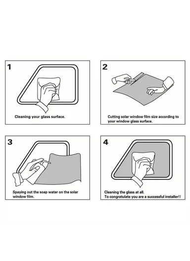 300x50cm Car Window Tint Film Roll Sun Protection Vehicle Solar Tinting Film - 15 Percent