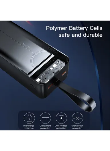 30000mAh 22.5W Portable Fast Charging Power Bank With Digital Display YP42 