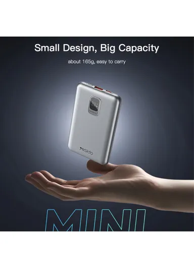 10000mAh PD 20W Portable Fast Charging Power Bank With Digital Display YP46