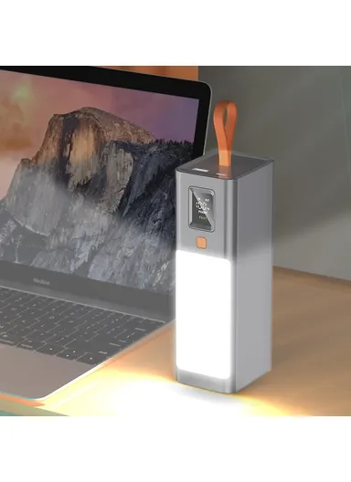 40000mAh PD 100W Fast Charging Power Bank Phone Laptop Charger External Battery with LED Light T133LP