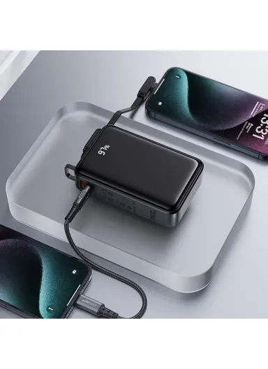 20000mAh PD 67W Fast Charging Li-Polymer Power Bank With 100W Type-C To Type-C Cable M4-20000 (L11 x W7 x H3)cm