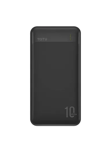 10000mAh 20W PD Fast Charging Power Bank Portable Phone Charger External Battery Pack - Black