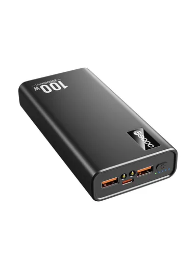 100w Laptop Charging Dual Output Fast Charging Power Bank 20000mAh Portable Phone Charger External Battery Pack M16